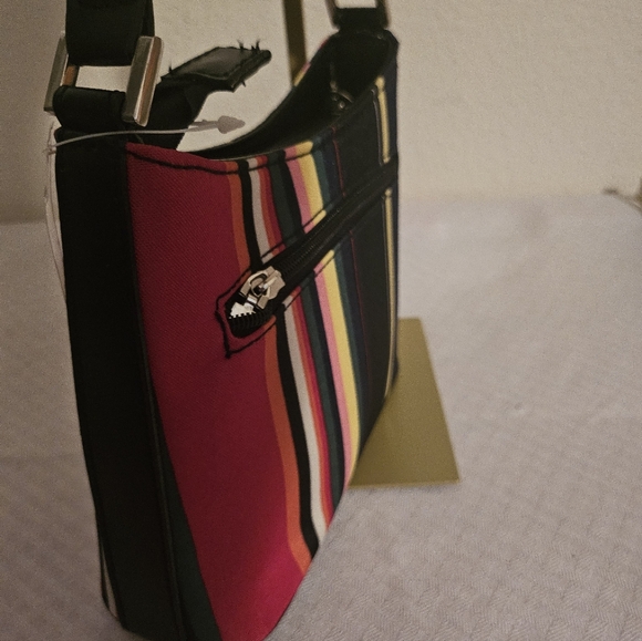 Striped Multicolor Shoulder Bag - Picture 6 of 11